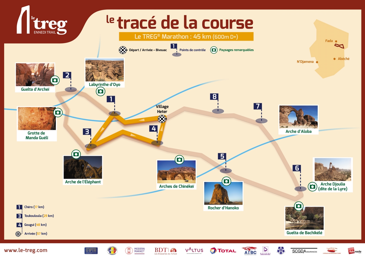 Le Treg 2018 parcours 45 km